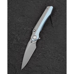 Nóż składany Bestech Wet Nellie Blue/Grey Titanium, Fine Stonewashed MagnaCut by Kombou (BT2505A)