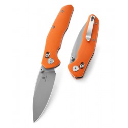 Nóż składany Bestechman Ronan Orange G10, Stonewashed 14C28N (BMK02F)