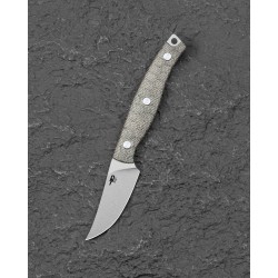 Nóż Bestech Heidiblacksmith 3 Upswept Green Canvas Micarta, Satin 14C28N by Heidi (BFK08C)
