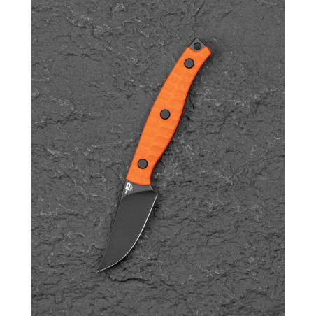 Nóż Bestech Heidiblacksmith 3 Upswept Orange G10, Black PVD 14C28N by Heidi (BFK08B)