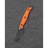 Nóż Bestech Heidiblacksmith 3 Upswept Orange G10, Black PVD 14C28N by Heidi (BFK08B)