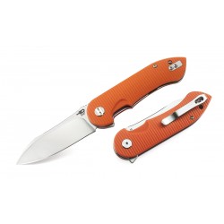 Nóż składany Bestech Torpedo Orange G10, Stonewashed / Satin D2 (BG17D-1)