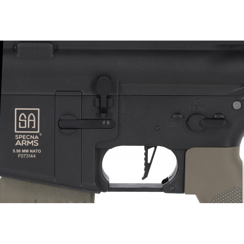 Karabinek ASG Specna Arms SA-F03 FLEX™ Light Ops Stock HAL ETU Gen.2 Oliwkowy