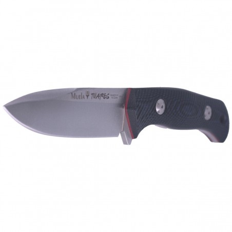 Nóż Muela Bushcraft Black-Blue Micarta, Satin 14C28N CRYO-T (TUAREG-10M)