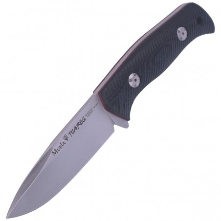 Nóż Muela Bushcraft Black-Blue Micarta, Satin 14C28N CRYO-T (TUAREG-10M)
