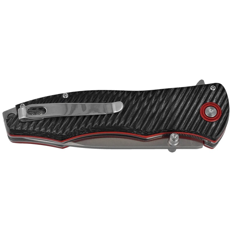 Nóż składany Muela Panzer-10BM Black Micarta, Satin D2