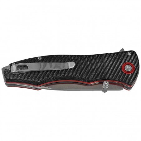 Nóż składany Muela Panzer-10BM Black Micarta, Satin D2