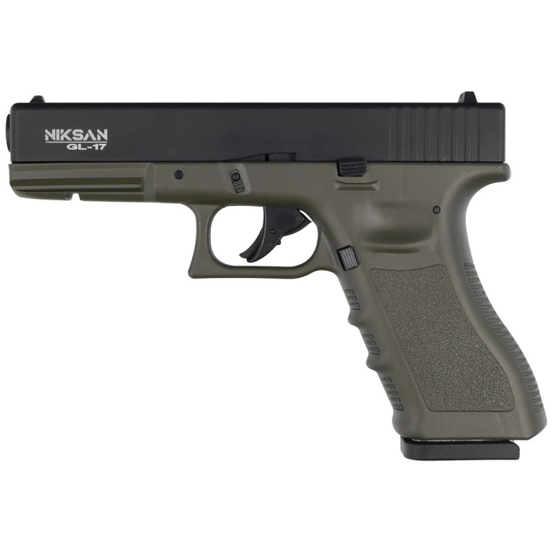 Pistolet wiatrówka Niksan Defence NKS GL17 Olive Drab Blow Back 4.5 mm