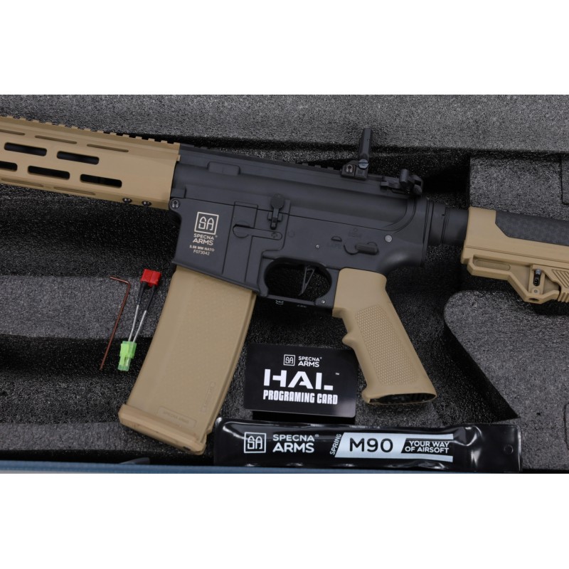 Karabinek ASG Specna Arms SA-F03 FLEX™ Light Ops Stock HAL ETU Gen.2 Half-Tan