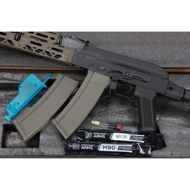 Karabinek ASG Specna Arms x KPYK SA-PJ14 PRIME™ Aster II ETU BLDC™ Oliwkowy