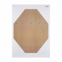 Tarcza strzelecka IPSC - pakiet 50 szt.