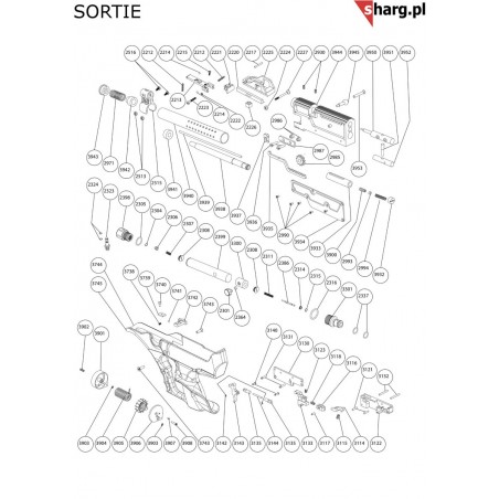 Osada polimer do wiatrówki Hatsan Sortie, Barrage (2700-33)