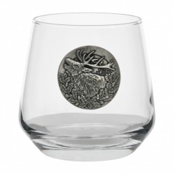 Szklanka do whisky Golden Fox Luna Deer Silver zdobione...