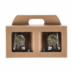 Szklanki do whisky Golden Fox Radius Deer Gold, zdobione...