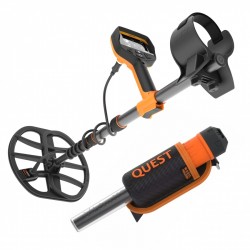 Wykrywacz metali Quest V80 + Xpointer Max z magiczną kaburą