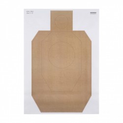 Tarcza strzelecka IDPA - pakiet 50 szt.