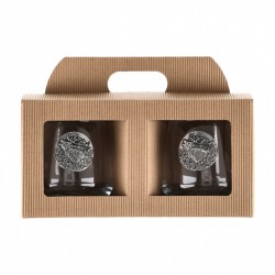 Szklanki do whisky Golden Fox Diamond Deer Gold zdobione...