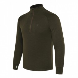 Sweter Beretta Glider Merino Half Zip, zielony