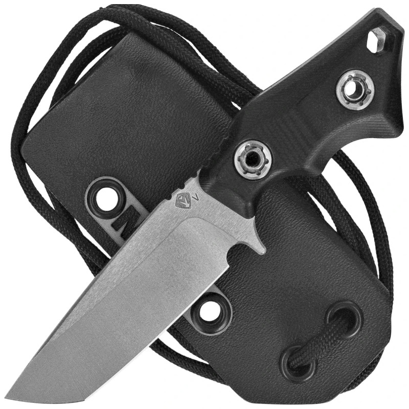 Nóż Medford Micro Tanto PS Black G10, Std HW, Tumbled 3V (MK053VTQ-08KB-SPQ3-Q4)