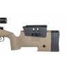 Karabin wyborowy ASG Specna Arms SA-S02 CORE™ High Velocity z lunetą i dwójnogiem Upgraded Tan