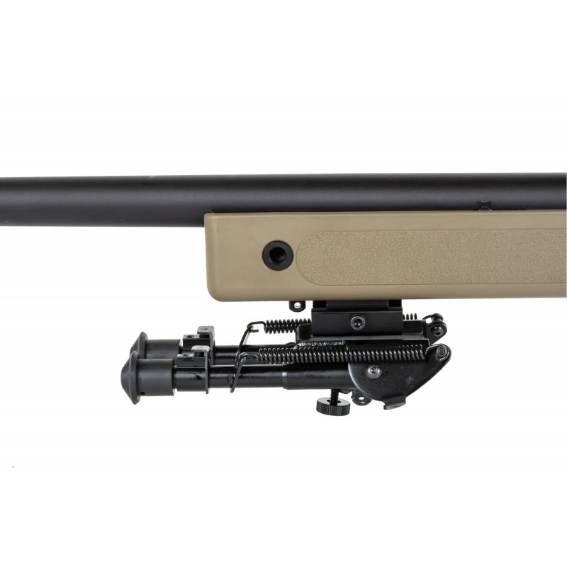 Karabin wyborowy ASG Specna Arms SA-S02 CORE™ High Velocity z lunetą i dwójnogiem Upgraded Tan