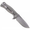 Nóż składany LionSteel SR11 Grey Titanium, Satin Sleipner by Molletta (SR11 G)