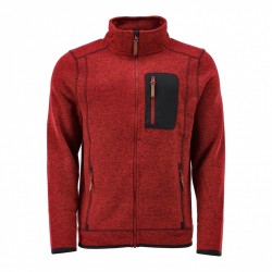 Polar OS-Trachten Fleece Jacket - czerwony