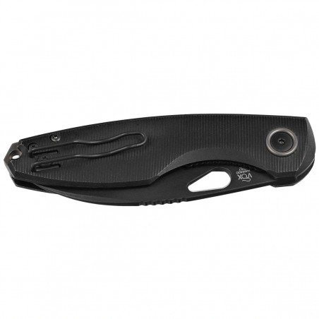 Nóż składany FOX Chilin Bronze Titanium, Black Stonewashed PVD M398 by Jesper Voxnæs (FX-530 TiDSW)