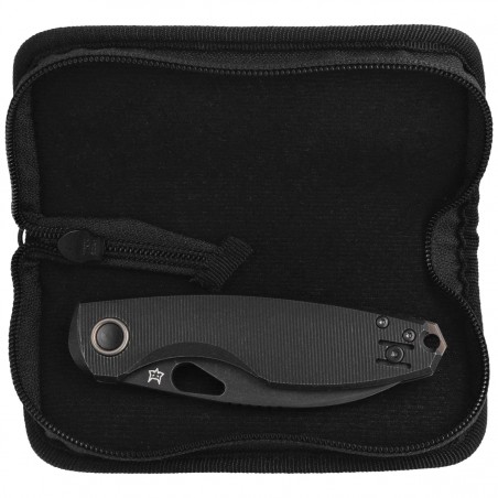 Nóż składany FOX Chilin Bronze Titanium, Black Stonewashed PVD M398 by Jesper Voxnæs (FX-530 TiDSW)