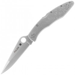 Nóż Spyderco Police Model Stainless Steel Plain (C07P)