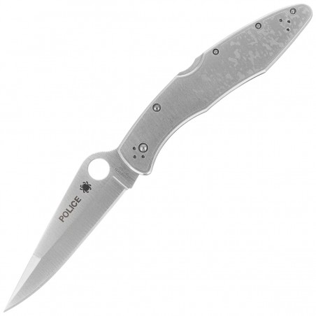 Nóż Spyderco Police Model Stainless Steel Plain (C07P)