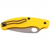 Nóż składany Spyderco UK Penknife Salt FRN Yellow LC200N Plain (C94PYL)