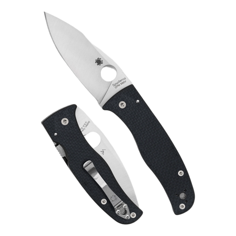 Nóż składany Spyderco Bodacious Sprint Run Carbon Fiber, Satin CPM S90V by Sal Glesser (C263CFP90V)