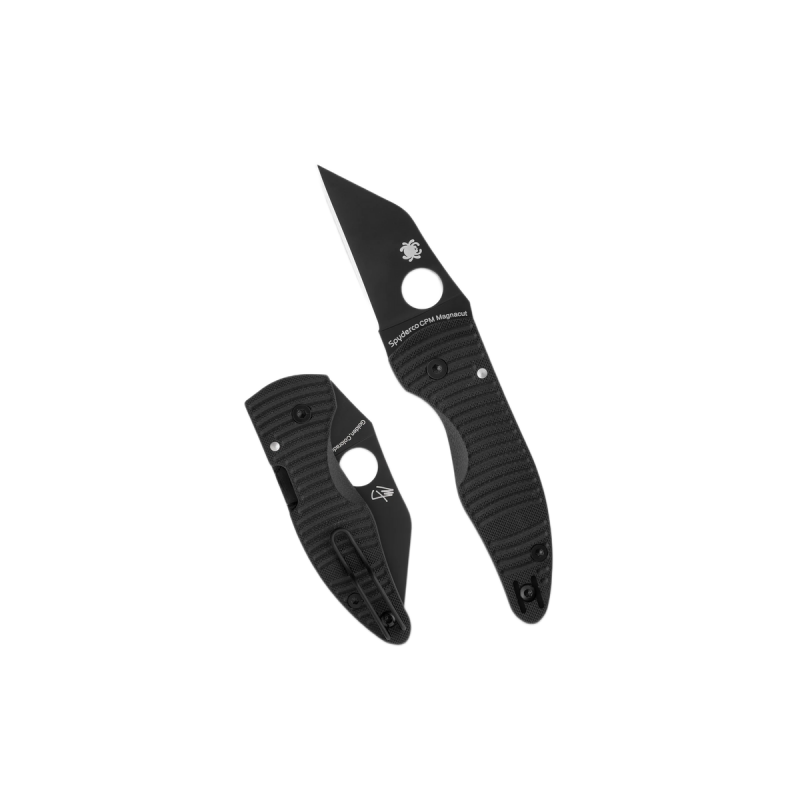 Nóż składany Spyderco MicroJimbo SALT Black G10, Black DLC MagnaCut by Michael Janich (C264GMCBKP)