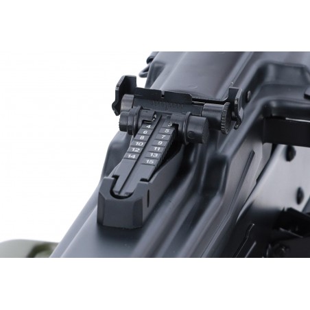 Karabin maszynowy ASG Specna Arms x A&K SA-PKM EDGE™ z drewnianymi elementami