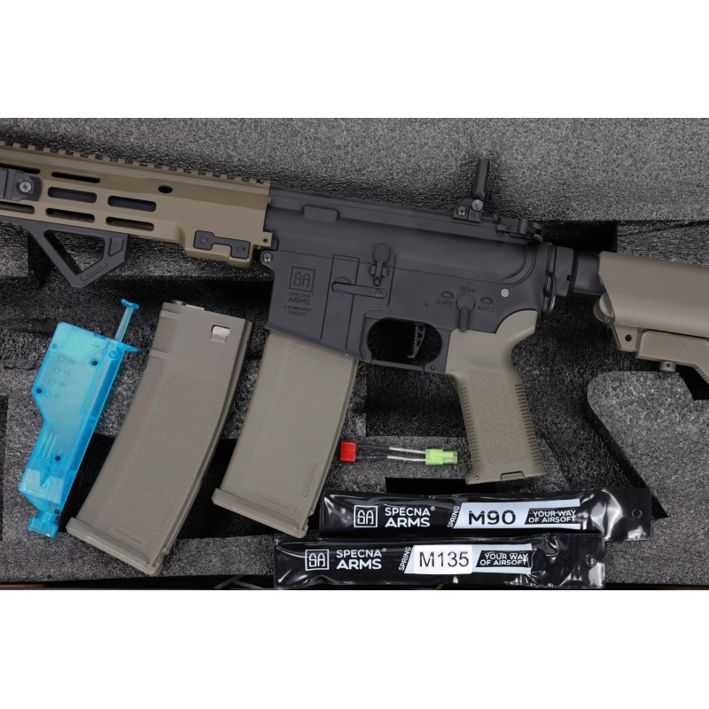 Karabinek ASG Specna Arms SA-P23 Prime™ BLDC™ Aster II ETU Oliwkowy