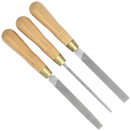 Zestaw pilników do metalu Mikov Narex Profi 3 szt. 150 mm (854301)