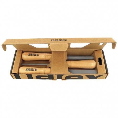 Zestaw pilników do metalu Mikov Narex Profi 3 szt. 150 mm (854301)