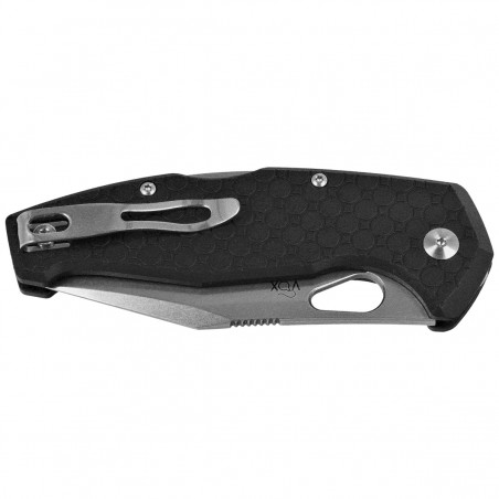 Nóż składany FOX KITA Black FRN, Stonewashed Niolox by Jesper Voxnaes (FX-625 BSW)