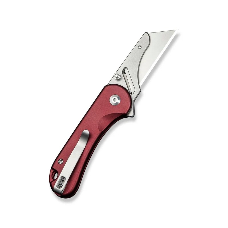 Nóż składany Civivi Elementum Utility Burgundy Aluminium, Stonewashed 6Cr13 (C23039B-5)