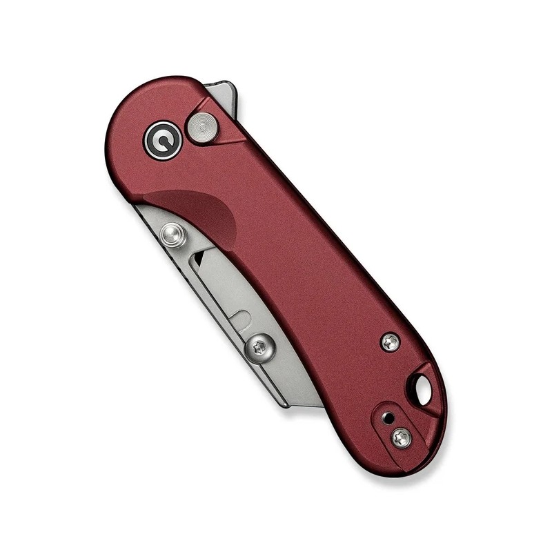 Nóż składany Civivi Elementum Utility Burgundy Aluminium, Stonewashed 6Cr13 (C23039B-5)