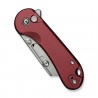 Nóż składany Civivi Elementum Utility Burgundy Aluminium, Stonewashed 6Cr13 (C23039B-5)