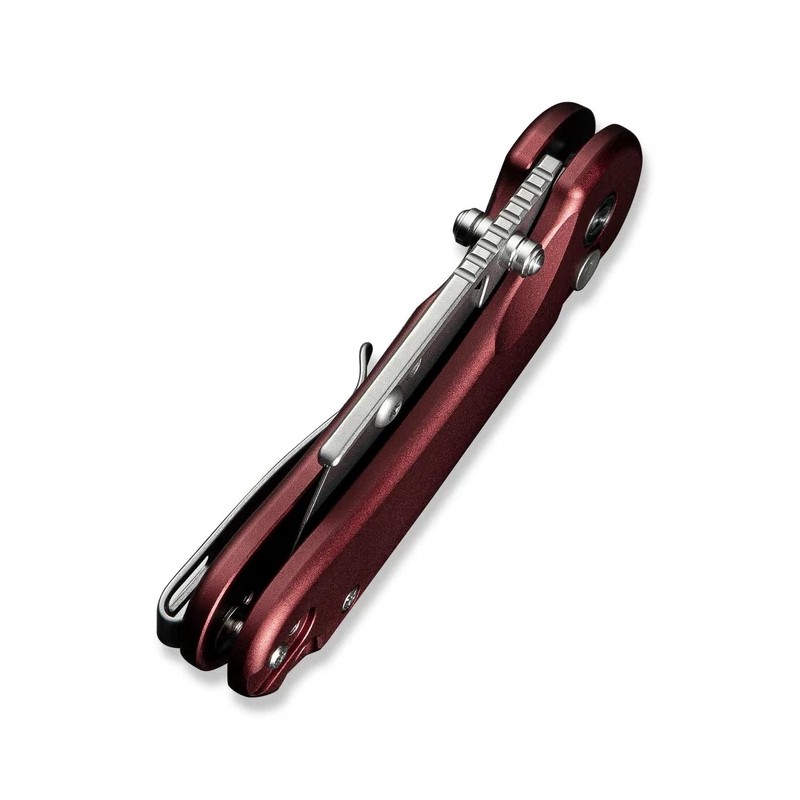 Nóż składany Civivi Elementum Utility Burgundy Aluminium, Stonewashed 6Cr13 (C23039B-5)