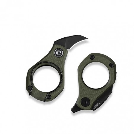 Nóż składany Civivi Pyrus OD Green G10, Black Stonewashed 14C28N by Ostap Hel (C23038-4)