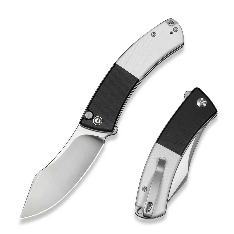 Nóż składany Civivi Outlaw Muk Black-White G10, Satin 14C28N by Trey Sprinkle (C24079-4)