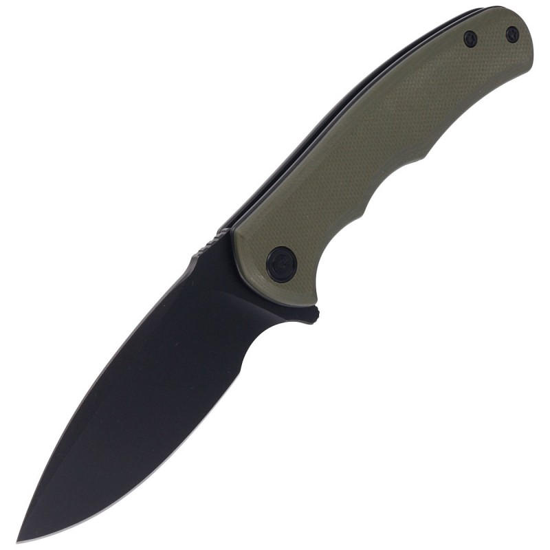 Nóż składany Civivi Mini Praxis OD Green G10, Black Stonewashed D2 (C18026C-1CP)