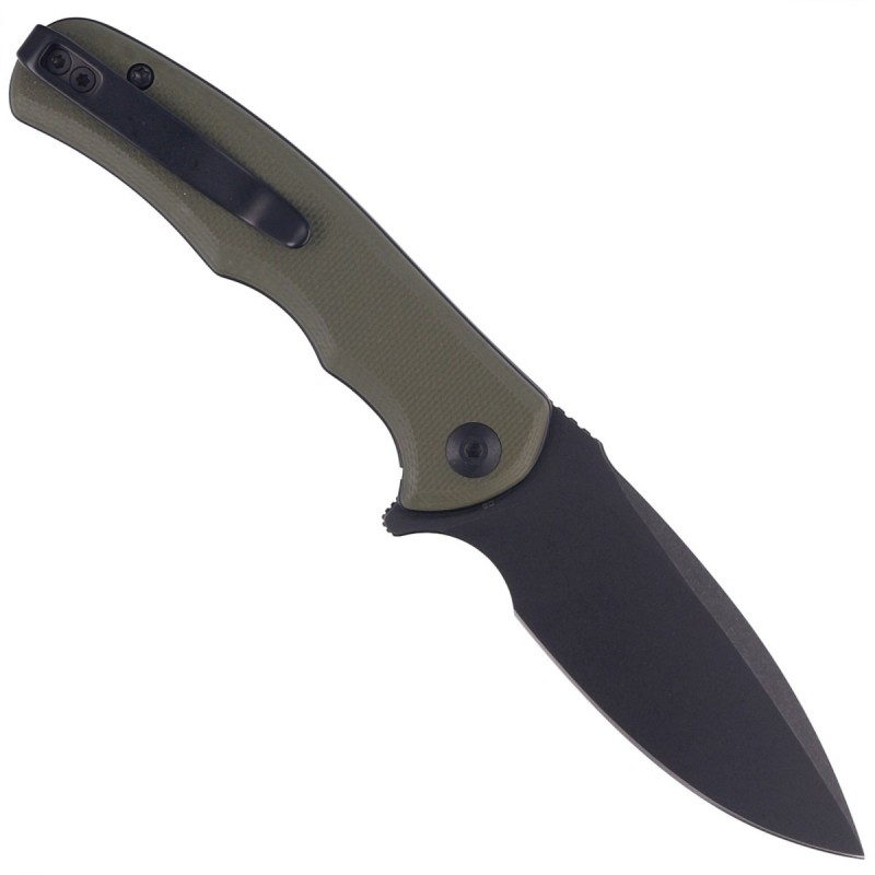 Nóż składany Civivi Mini Praxis OD Green G10, Black Stonewashed D2 (C18026C-1CP)