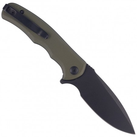 Nóż składany Civivi Mini Praxis OD Green G10, Black Stonewashed D2 (C18026C-1CP)