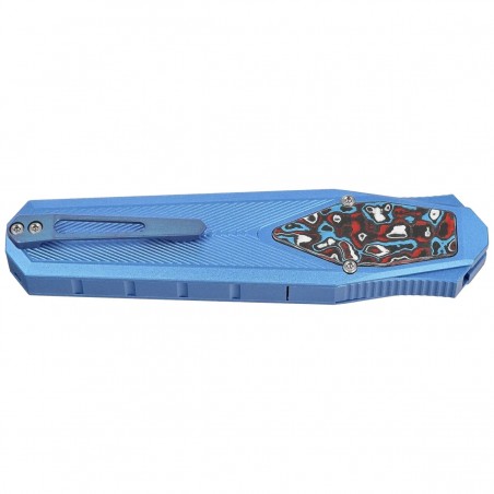 Nóż grawitacyjny Remette RT-Swordfish T Blue Aluminum/Fat Carbon, Ceramic Sandblasted S35VN (ZL103D7)