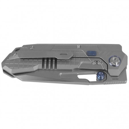 Nóż składany Remette RT-Cool Leopard Gray Sandblasting Titanium, Pearlescent M390 (RTKS-T)